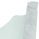 Cuir de chèvre fantaisie bleu ciel et argenté