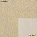 Peau de cuir velours motifs galets sur fond or