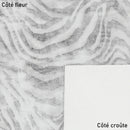 Cuir de chèvre velours imprimé zébré