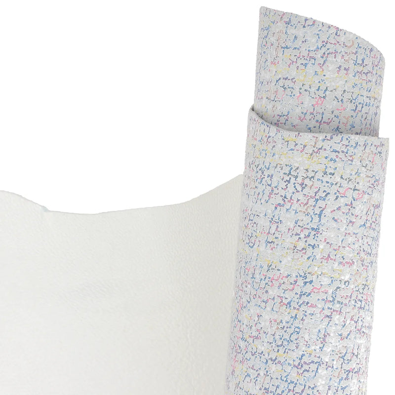 Cuir de chèvre chiné multicolore