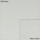 Cuir velours effet craquelé blanc et gris clair