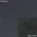 Cuir bleu foncé métallisé