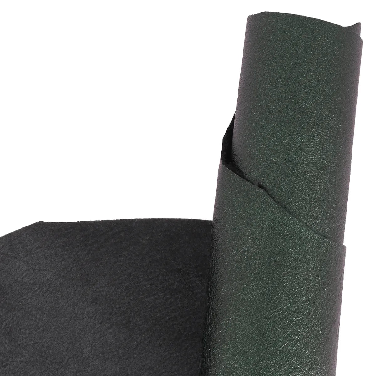 Cuir d’agneau fantaisie vert foncé métallisé