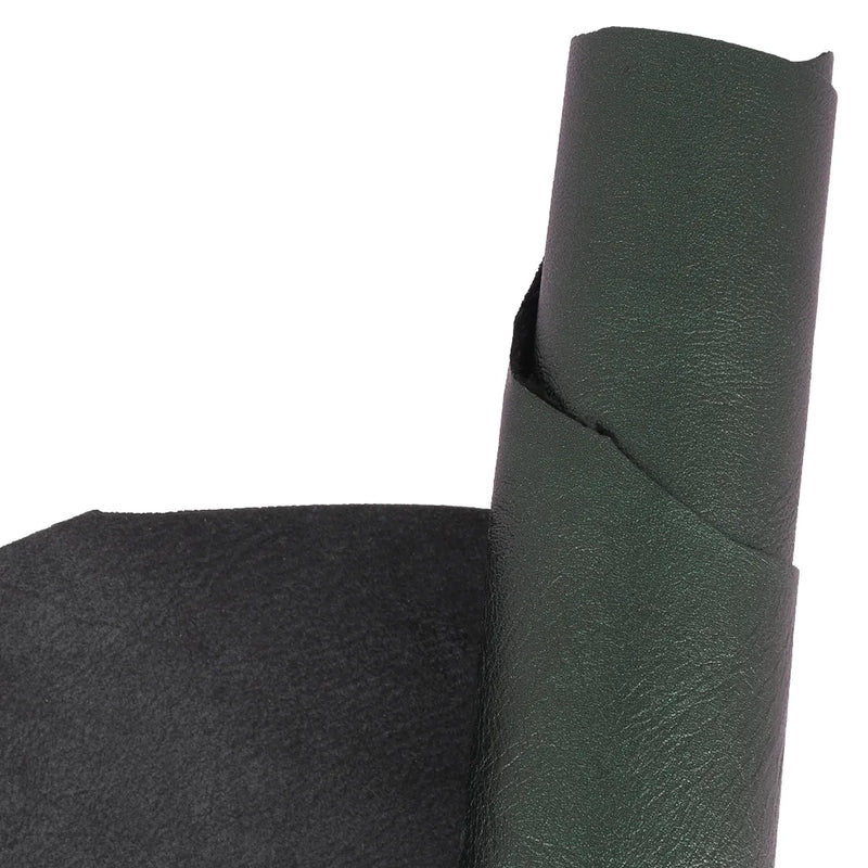 Cuir d’agneau fantaisie vert foncé métallisé