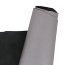 Peau de cuir d'agneau métallisé gris tungstène, texture élégante, pour projets de couture ou décoration intérieure.