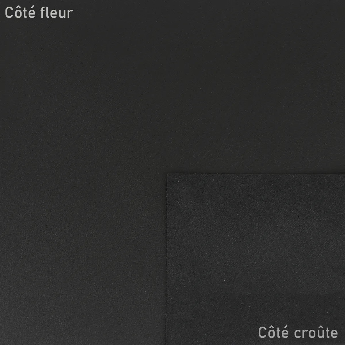 Cuir pleine fleur nappa - Noir T29 - Deco cuir