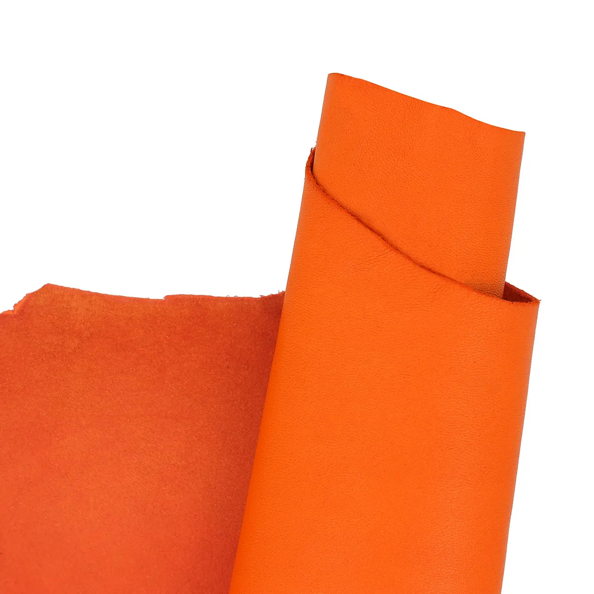 Peau en cuir nappa - Orange T30 - Deco cuir