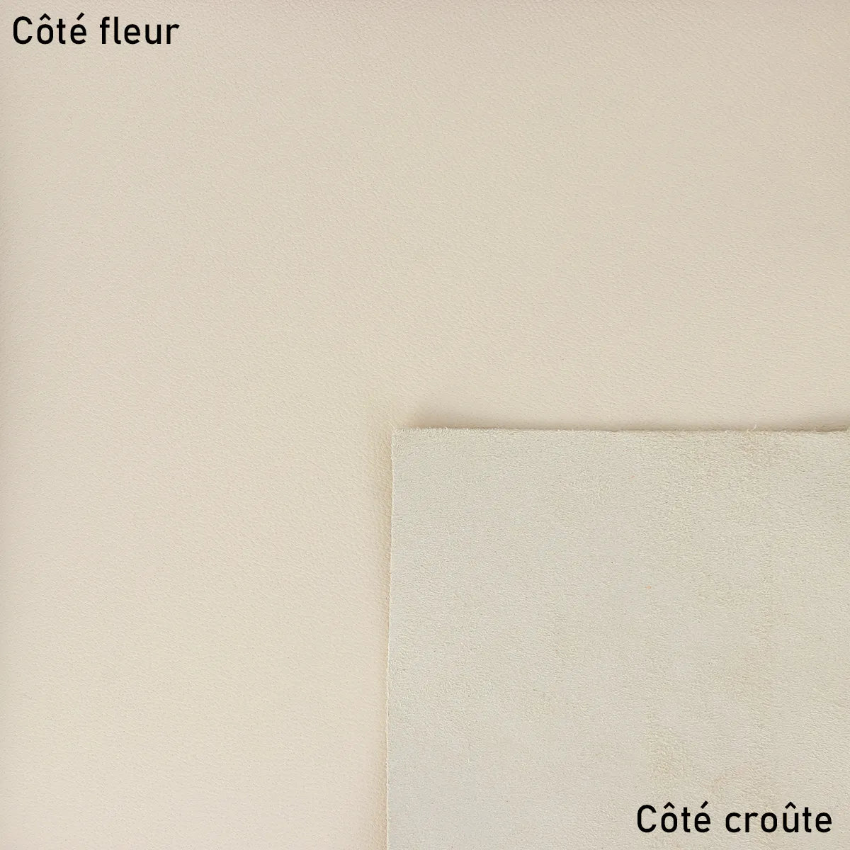 Cuir d'agneau nappa - Beige nude T36 - Deco cuir