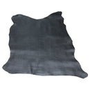 Peau de cuir d’agneau bleu cobalt finition métallisée