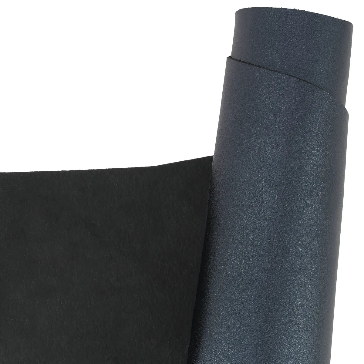 Cuir d’agneau fantaisie bleu cobalt métallisé