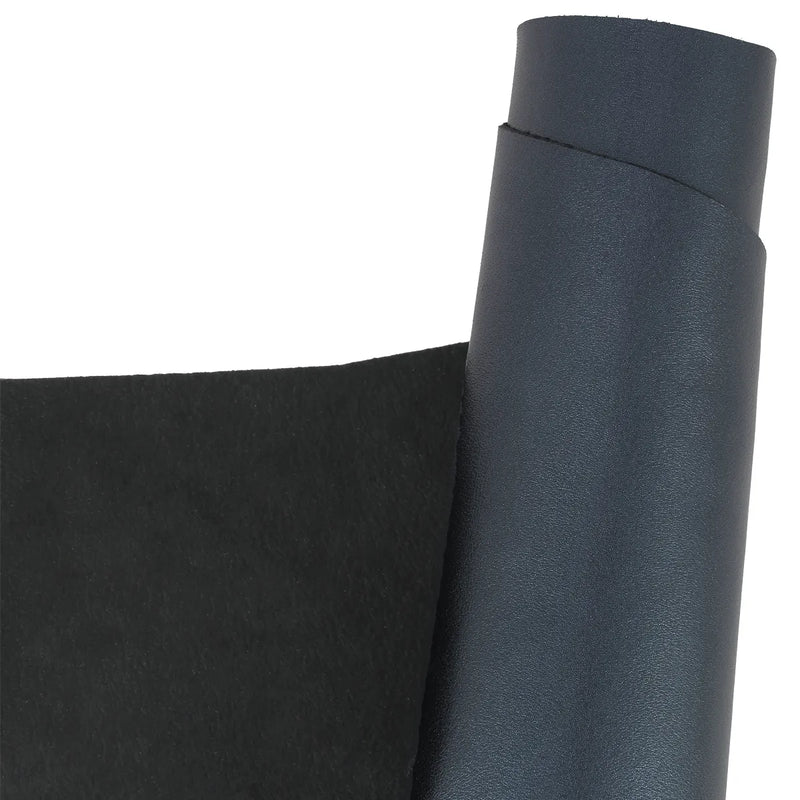 Cuir d’agneau fantaisie bleu cobalt métallisé