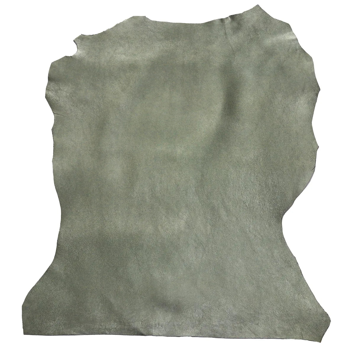 Cuir métallisé vert lichen pour maroquinerie élégante