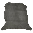 Peau de cuir d’agneau gris étain finition métallisée