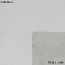 Cuir argent au grain fin et naturel