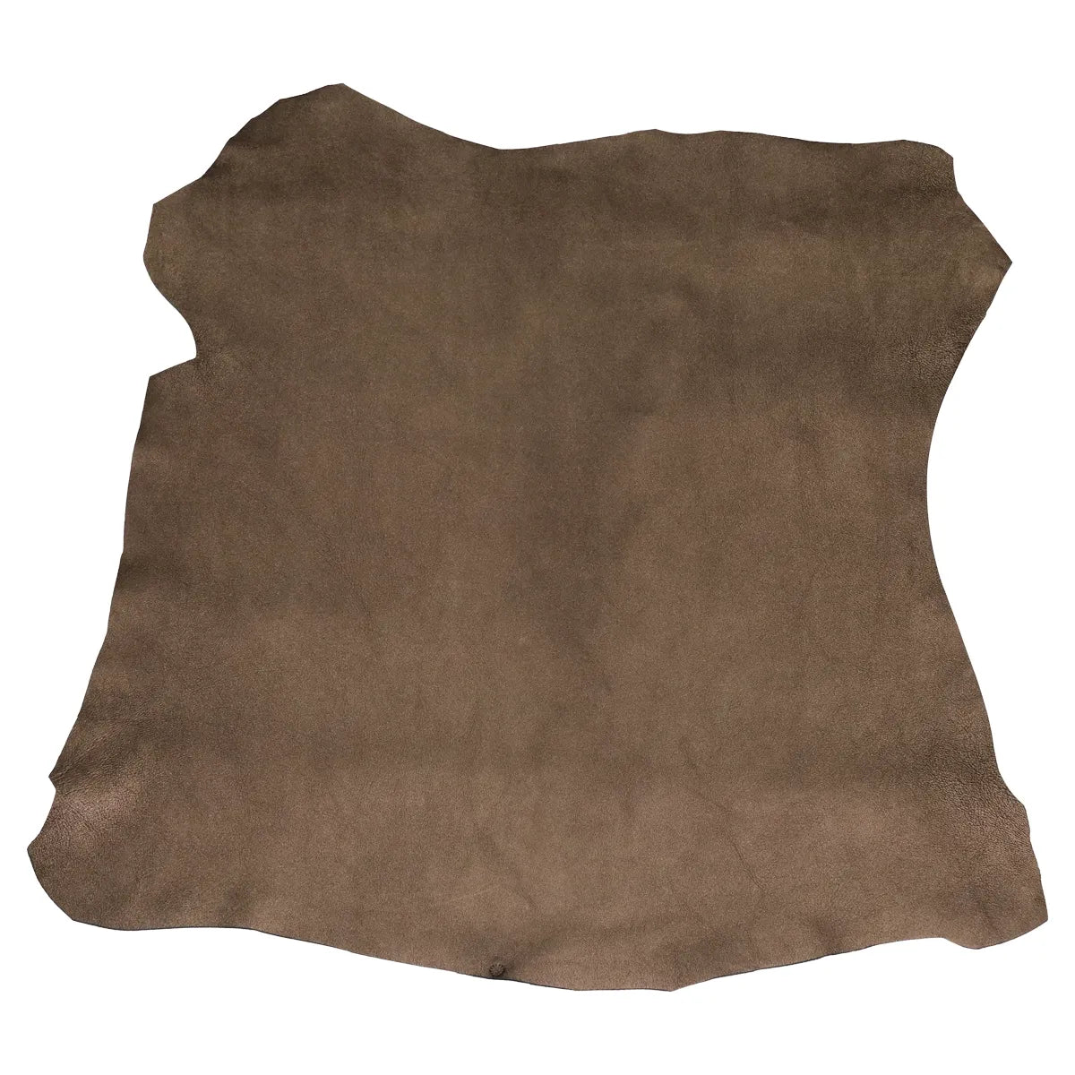 Peau de cuir d’agneau marron glacé finition métallisée