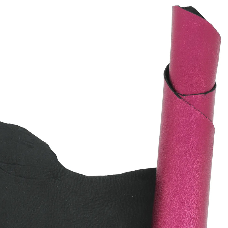 Cuir d'agneau rose fuchsia fantaisie