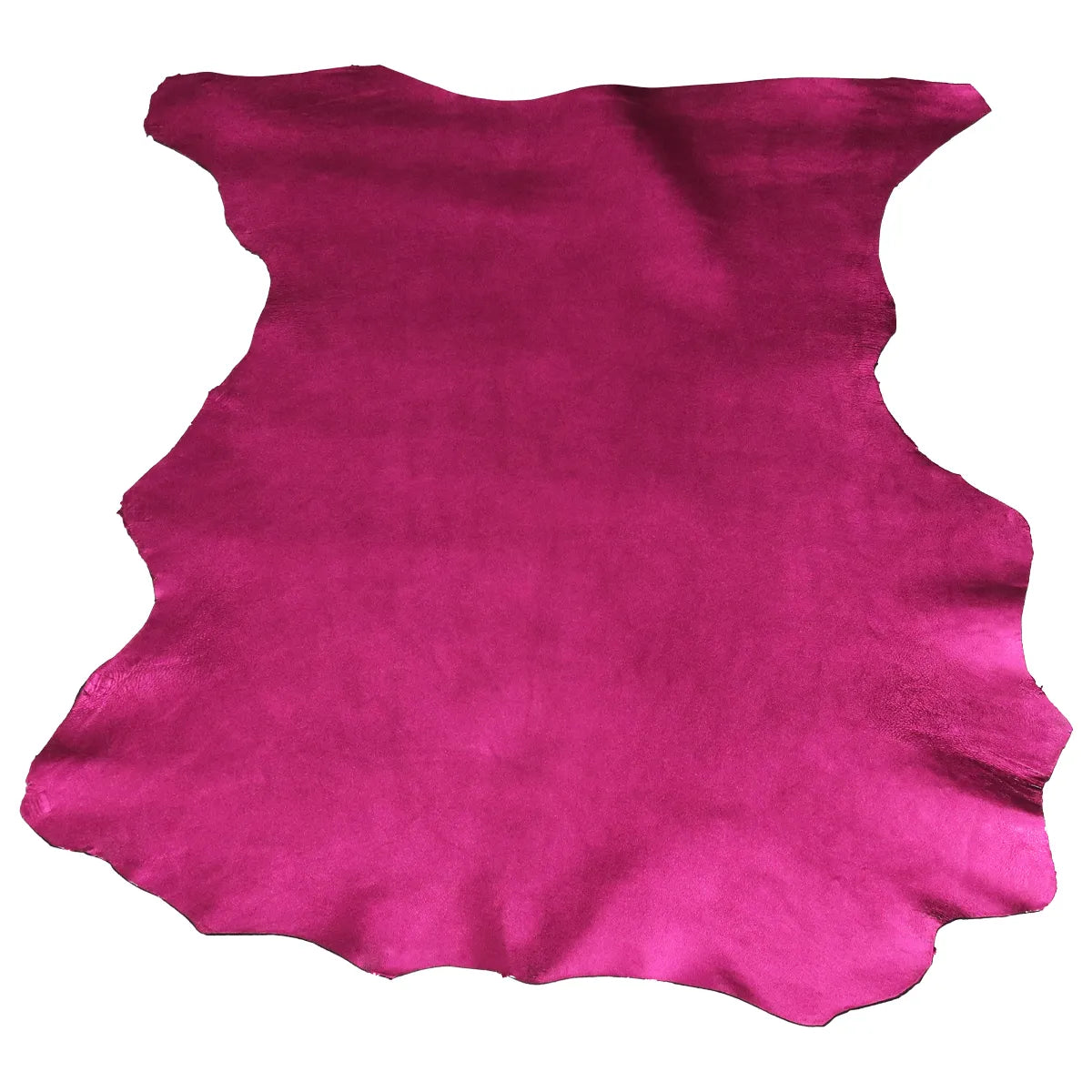 Cuir agneau rose métallisé 