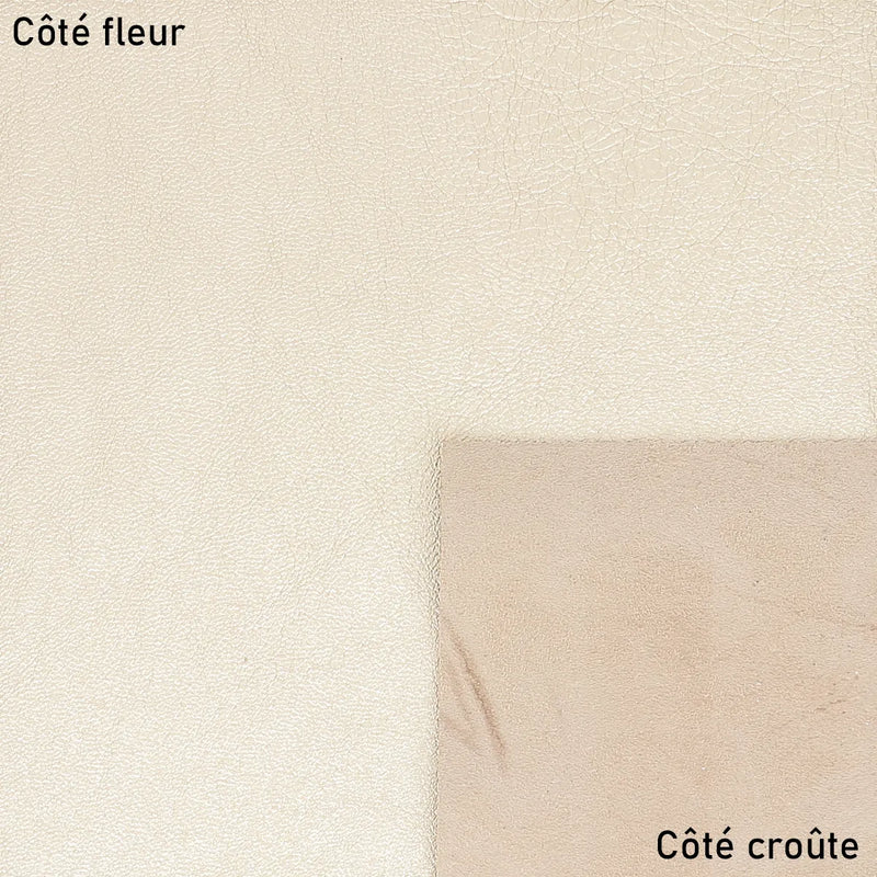 Cuir or clair agneau