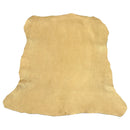 Peau de cuir d’agneau or métallisé souple