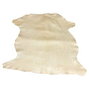 Peau de cuir d'agneau souple doré métallisé