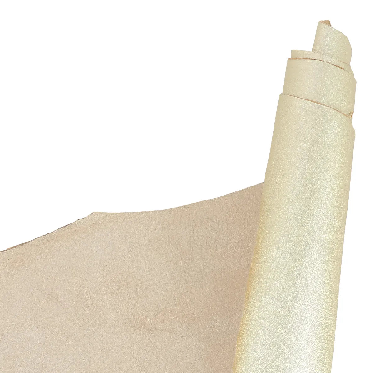 Peau de cuir d'agneau fantaisie doré