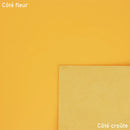 Peau de cuir lisse jaune idéale pour fabriquer des sacs, cartables, pochettes et accessoires