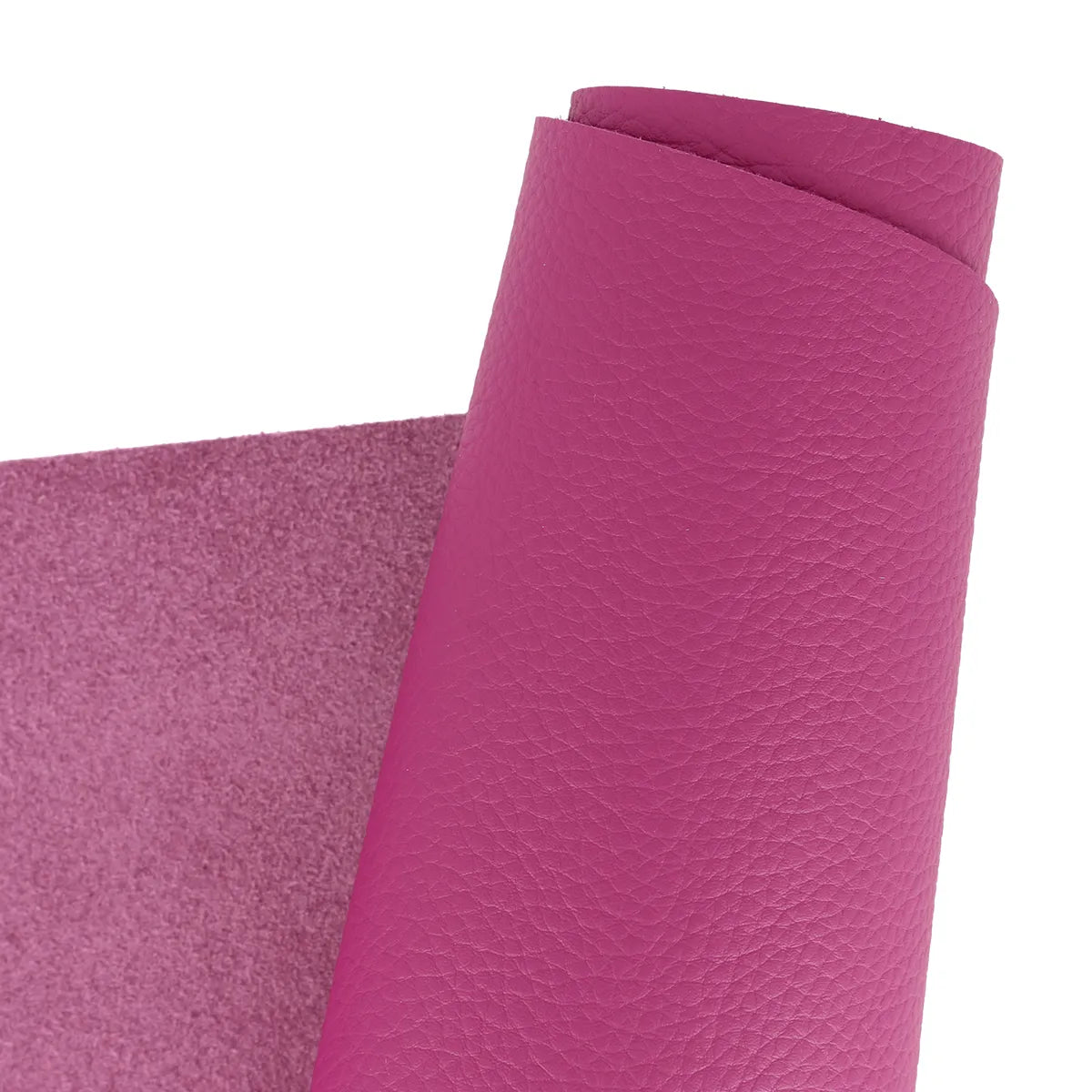 Cuir de vachette grainé - Rose magenta T73 - Deco cuir