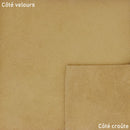 Croûte de cuir velours - Marron clair T74 - Deco cuir