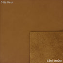 Cuir de vachette toucher bougie - Marron T83 - Deco cuir