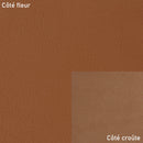 Morceau de cuir grainé - Caramel T86 - Deco cuir
