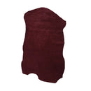 Peau entière en croûte de cuir velours - bordeaux T92 - Deco cuir