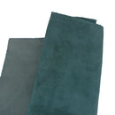 Peau en croûte de cuir velours - Bleu canard T96 - Deco cuir