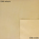 Croûte de cuir velours - Beige sable U03 - Deco cuir