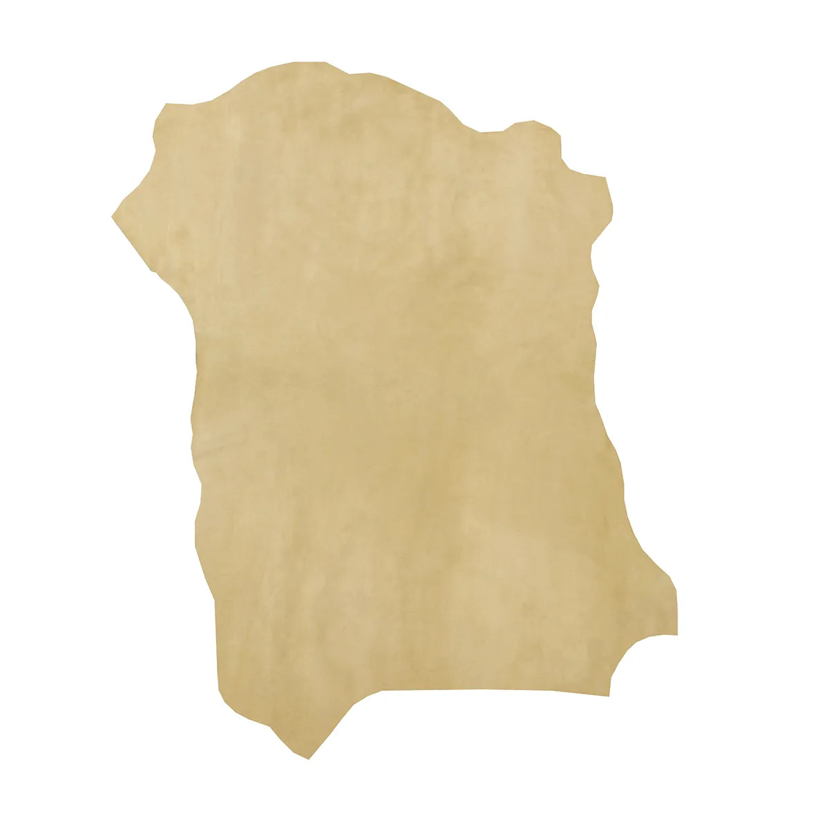 Peau entière de croûte de cuir en velours - beige sable U03 - Deco cuir