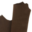 Peau en croûte de cuir velours marron U08 - Deco cuir