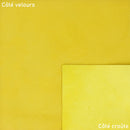 Cuir de chèvre velours Jaune U09 - Deco cuir