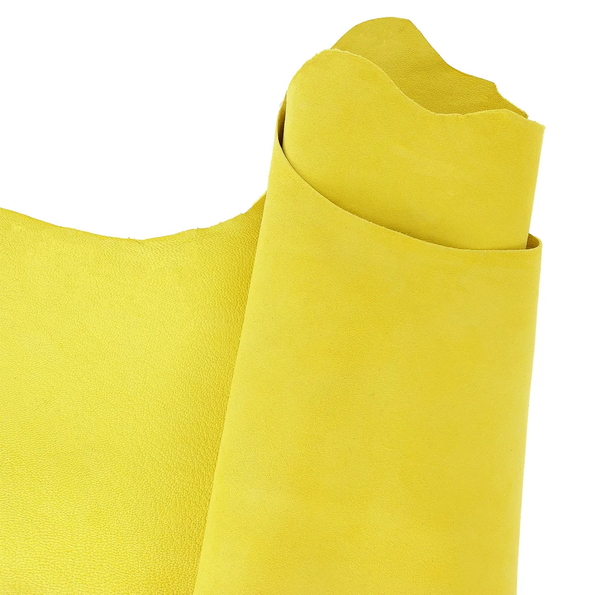 Cuir velours jaune U09 - Deco cuir