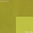 croûte de cuir velours vert acide U10 - Deco cuir