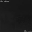 Croûte de cuir velours noir U11 - Deco cuir
