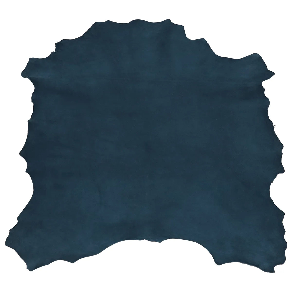 peau de cuir velours chèvre bleu canard