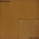 cuir peau de pêche marron miel