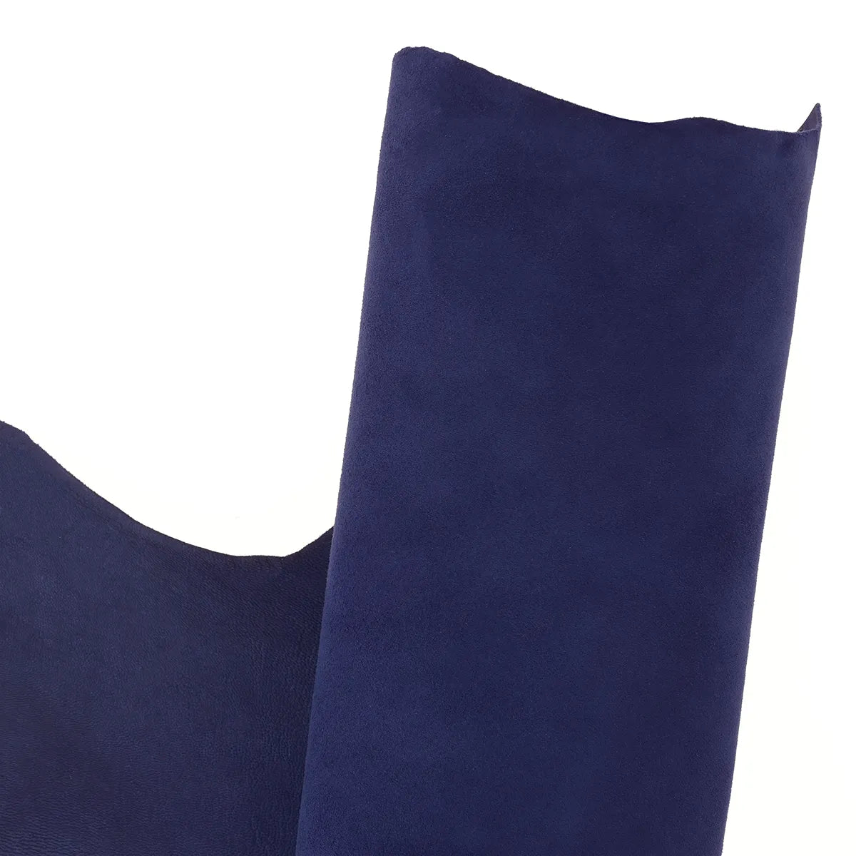 Peau en cuir velours bleu roi U15 - Deco cuir