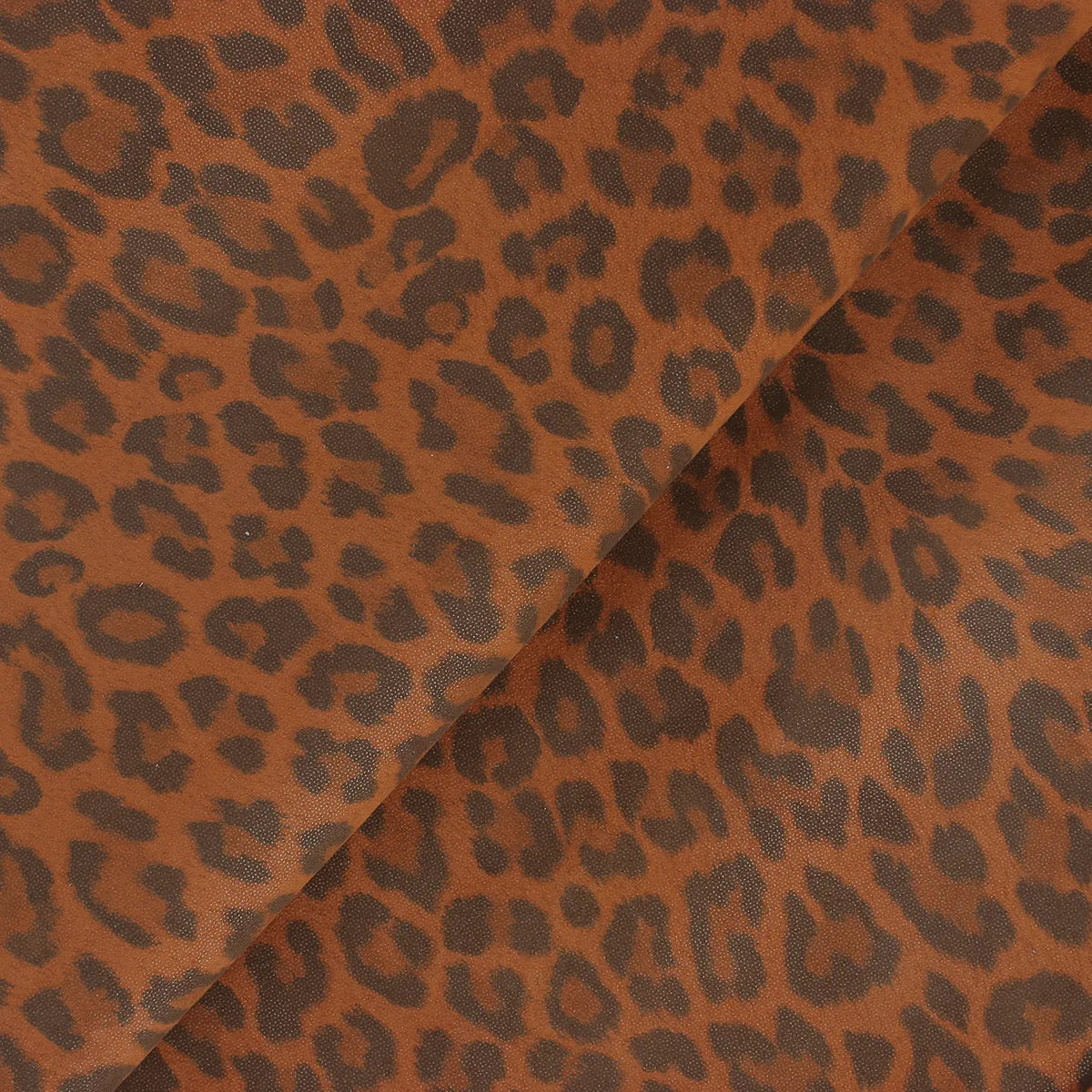 Cuir brillant léopard - Roux LPU17 - Deco cuir