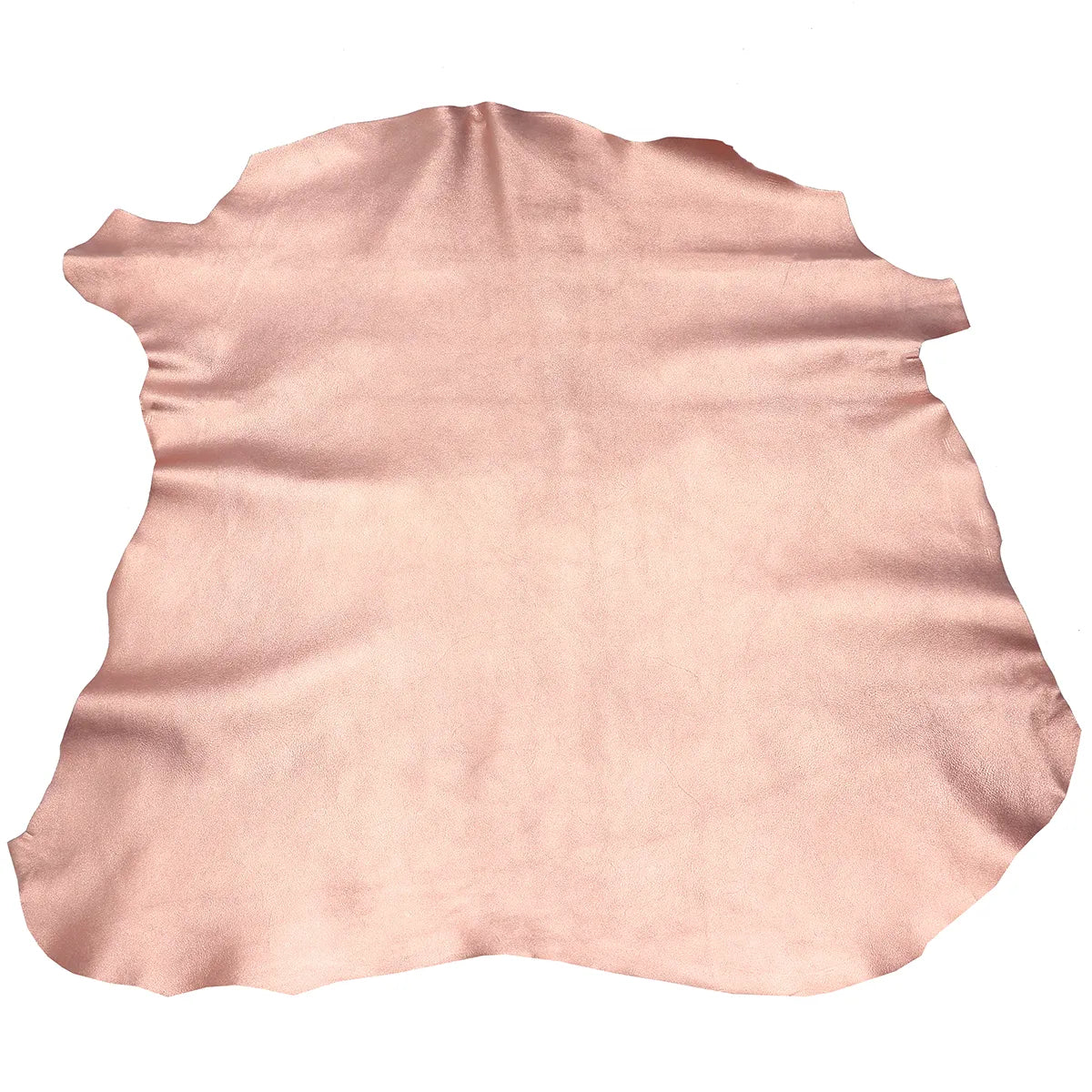 Peau entière en cuir de chèvre velours rose cuivré métallisé. Cuir fin idéal pour la fabrication de petit sac à main, pochette, bourse, coussin, décoration, accessoire...