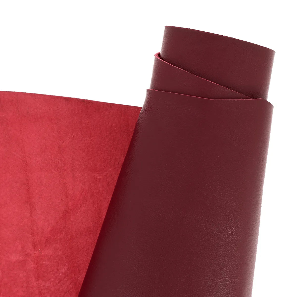 Peau de cuir d'agneau nappa - Bordeaux U25 - Deco cuir