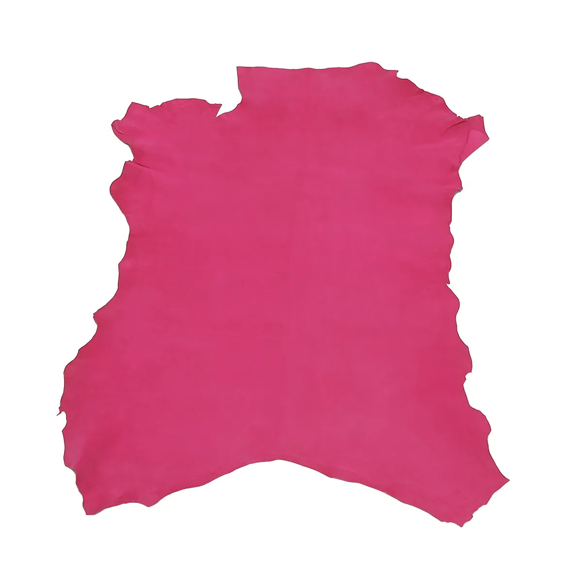 Peau entière en cuir velours rose fuchsia U28 - Deco cuir
