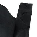 Cuir de veau à poils noir, cuir pony hair idéal pour la confection de chaussure, rabat de sac, accessoire, décoration