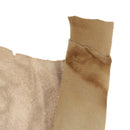 Peau de cuir à poils beige, cuir de 2ème choix idéal pour la fabrication de prototypes, tests techniques...