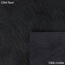 Cuir de veau à poils longs. Cuir pony hair idéal pour la fabrication de pochette, rabat de sac, accessoire et décoration