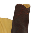 Peau à poils couleur marron bringé. Cuir à poils idéal pour la fabrication de pochette, chaussure, accessoire, décoration